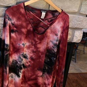 Boutique tye dye top